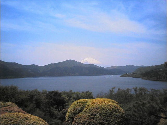 富士山と芦ノ湖